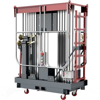 扬子升降平台直立式高配双柱铝合金 